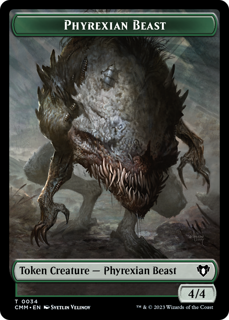 Phyrexian Beast Token [Commander Masters Tokens] | Exor Games Truro