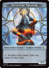 Sculpture Treasure // Beast Double-Sided Token [Reality Fracture Tokens] | Exor Games Truro