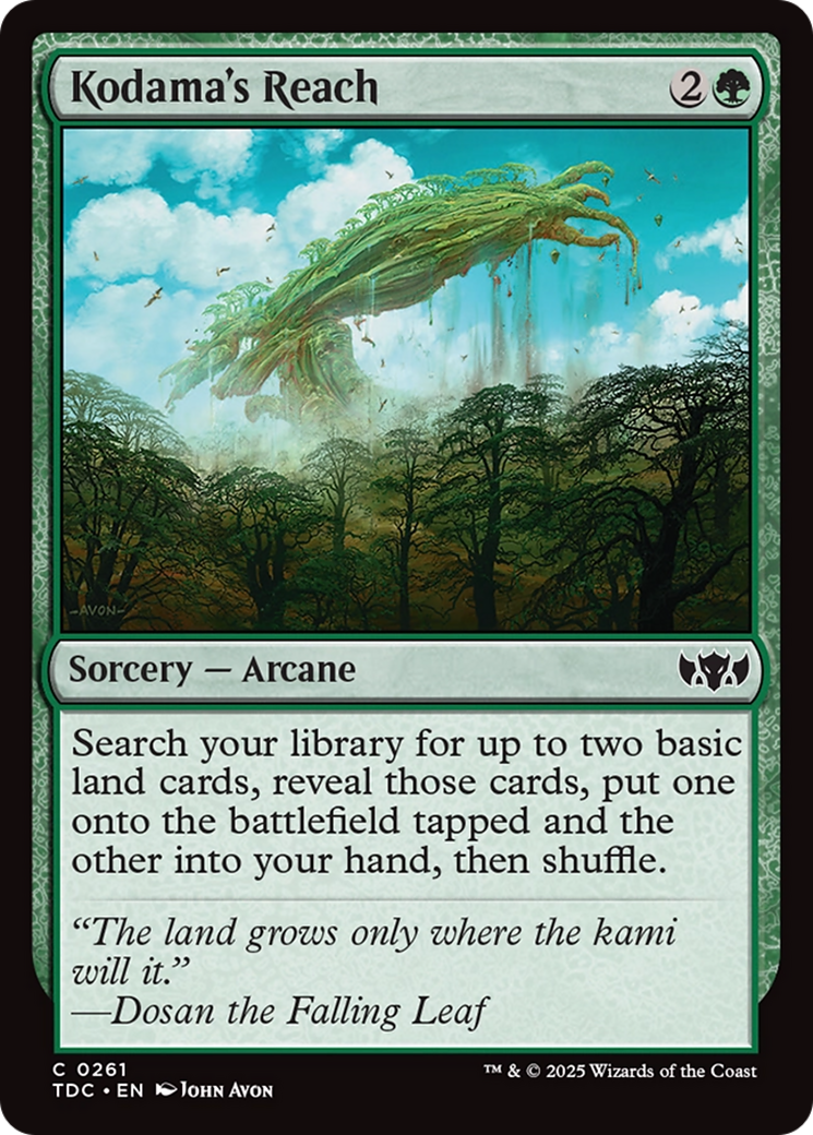 Kodama's Reach [Tarkir: Dragonstorm Commander] | Exor Games Truro