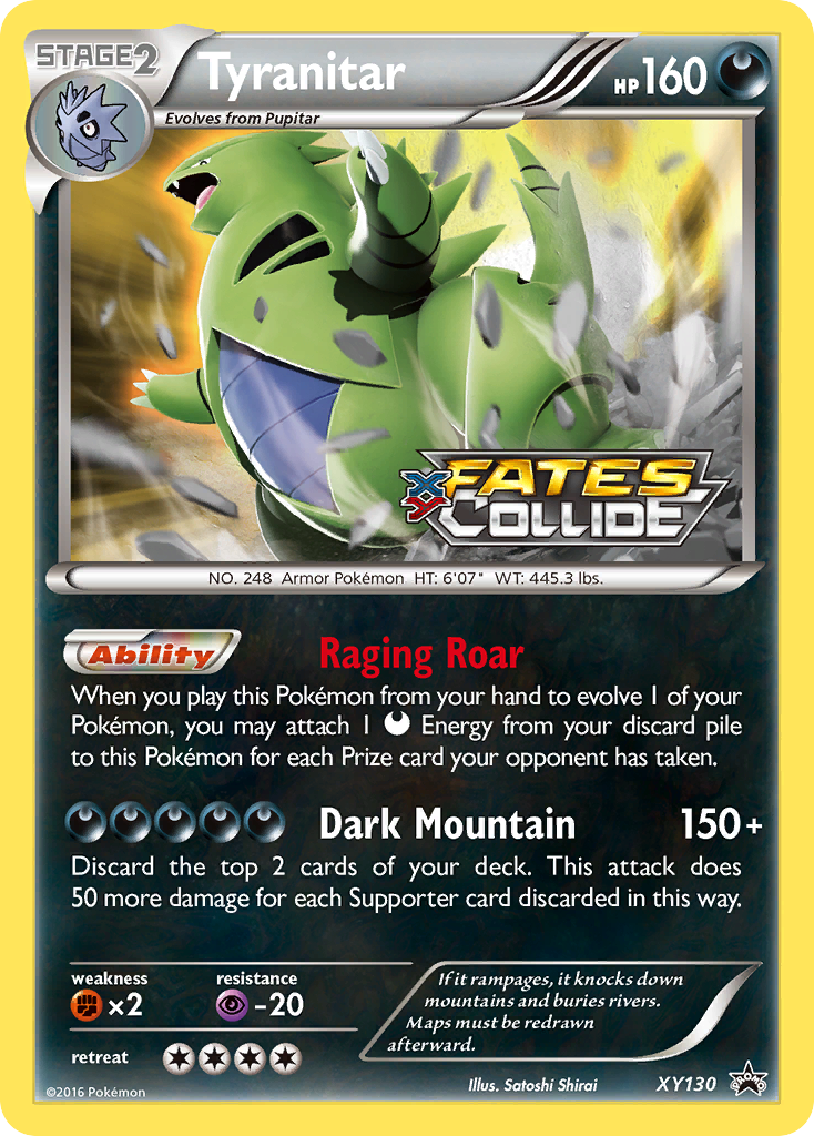 Tyranitar (XY130) [XY: Black Star Promos] | Exor Games Truro