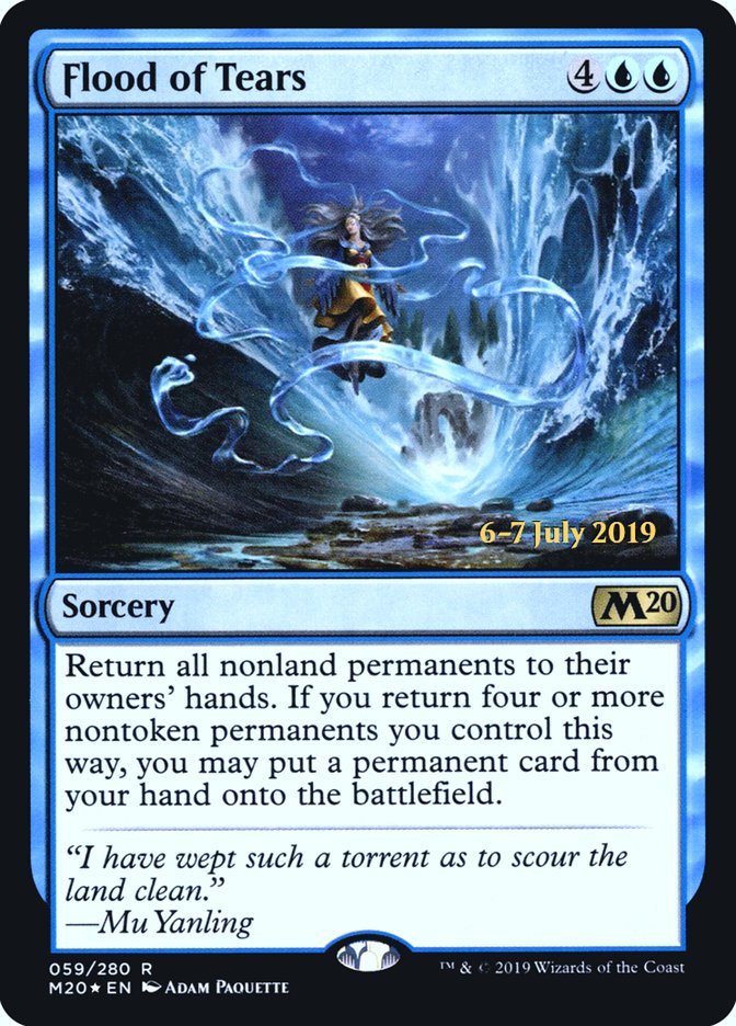 Flood of Tears [Core Set 2020 Prerelease Promos] | Exor Games Truro