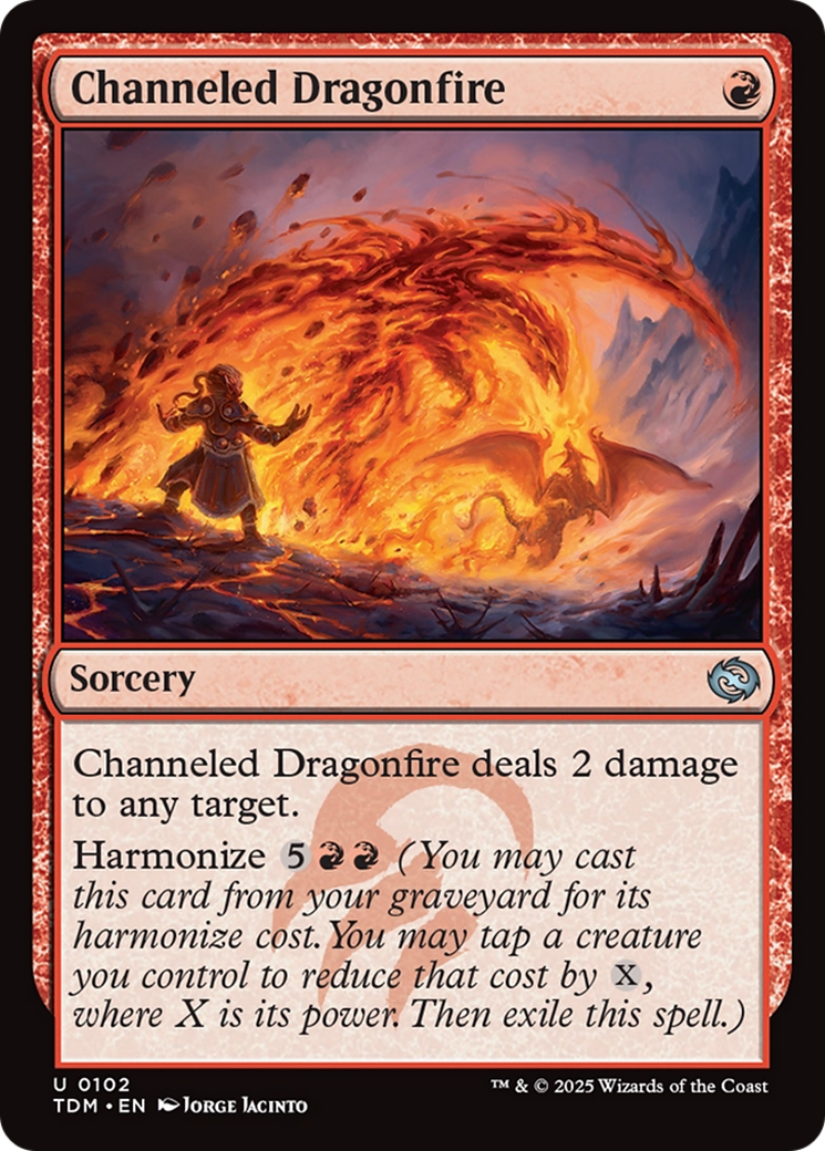 Channeled Dragonfire [Tarkir: Dragonstorm] | Exor Games Truro