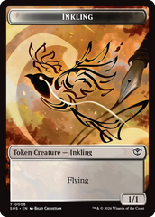 Inkling (0006) // Spirit (0010) Double-Sided Token [Secrets of Strixhaven Tokens] | Exor Games Truro