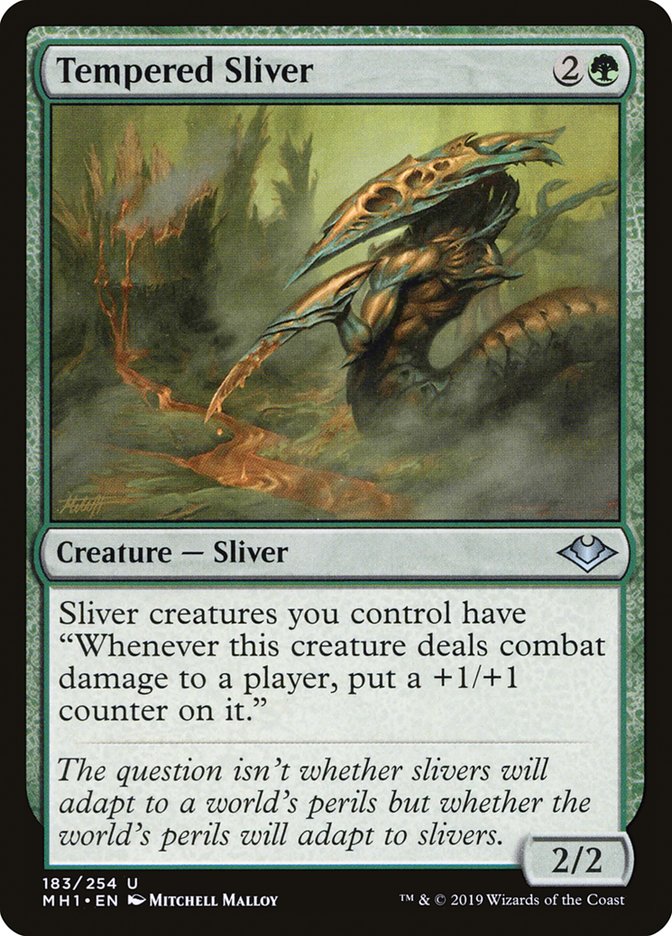 Tempered Sliver [Modern Horizons] | Exor Games Truro