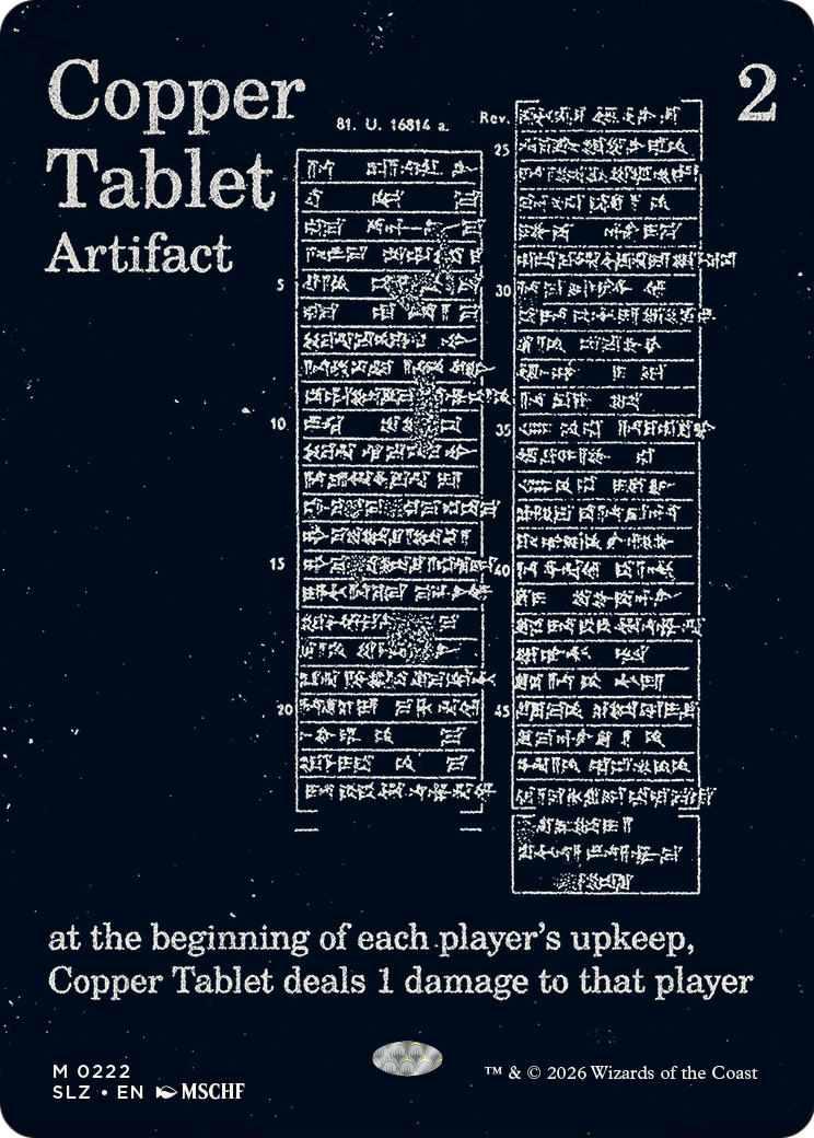 Copper Tablet (0222) [Secret Lair x MSCHF: The Zeta Set] | Exor Games Truro