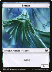 Bird // Spirit Double-Sided Token [Kaldheim Commander Tokens] | Exor Games Truro