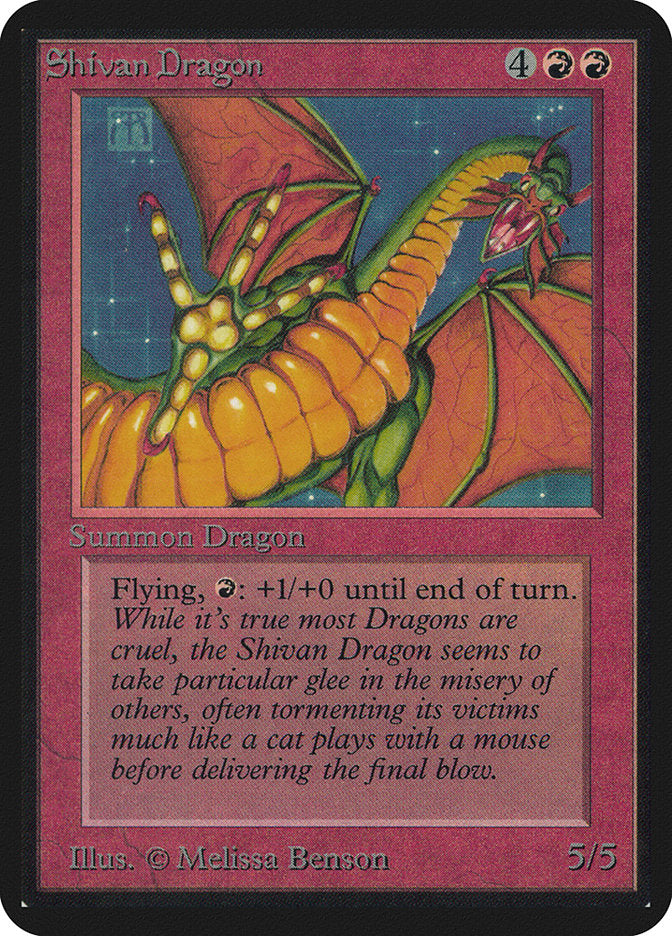 Shivan Dragon [Alpha Edition] | Exor Games Truro