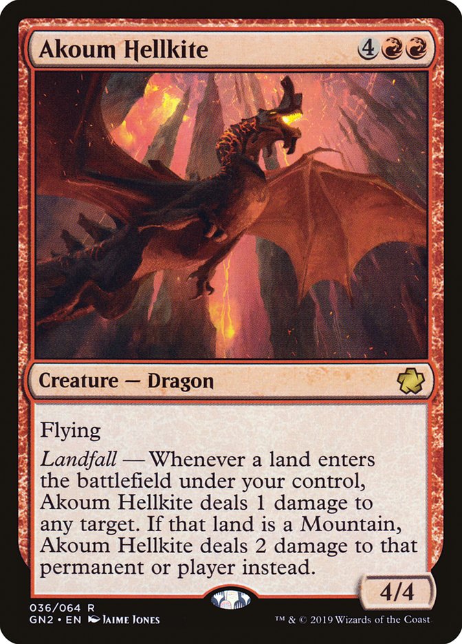 Akoum Hellkite [Game Night 2019] | Exor Games Truro