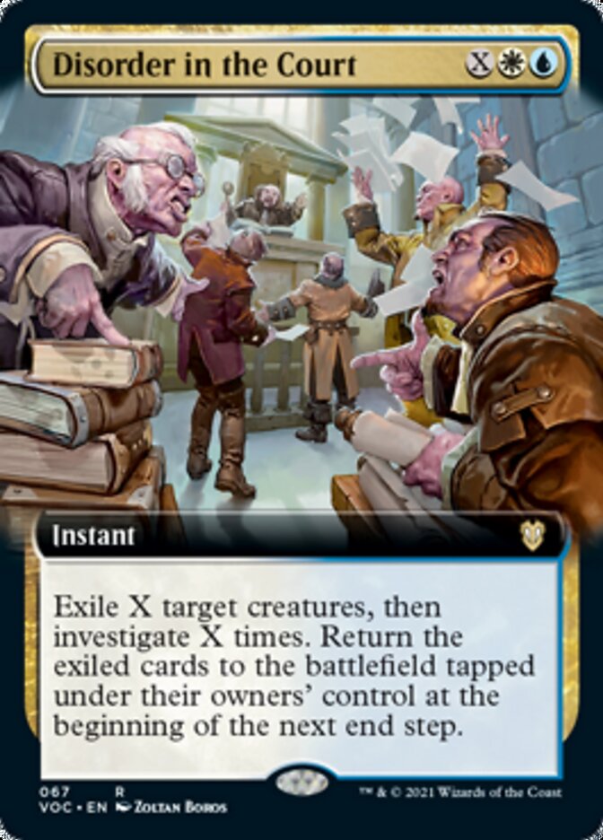 Disorder in the Court (Extended Art) [Innistrad: Crimson Vow Commander] | Exor Games Truro