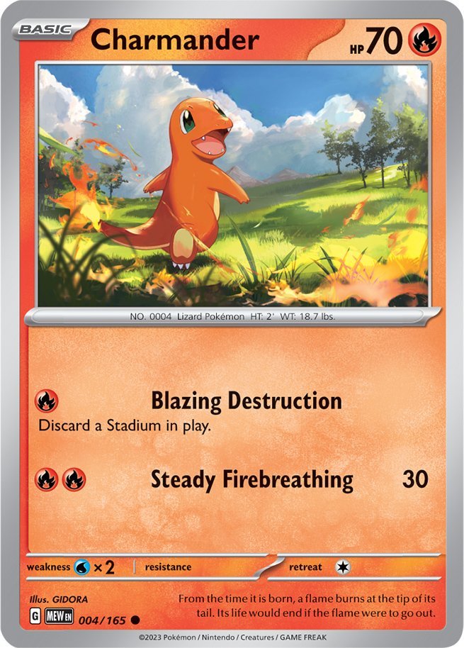 Charmander (004/165) [Scarlet & Violet 151] | Exor Games Truro
