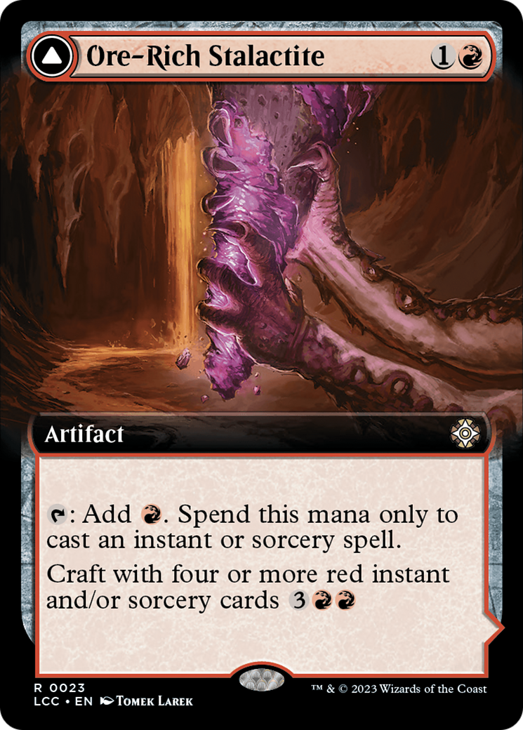 Ore-Rich Stalactite (Extended Art) [The Lost Caverns of Ixalan Commander] | Exor Games Truro