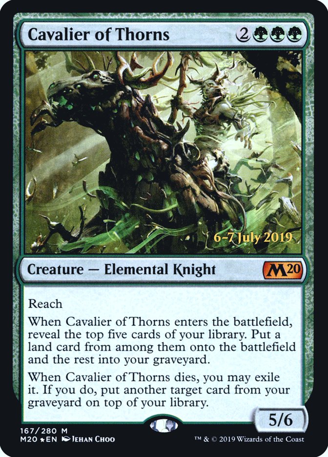 Cavalier of Thorns [Core Set 2020 Prerelease Promos] | Exor Games Truro