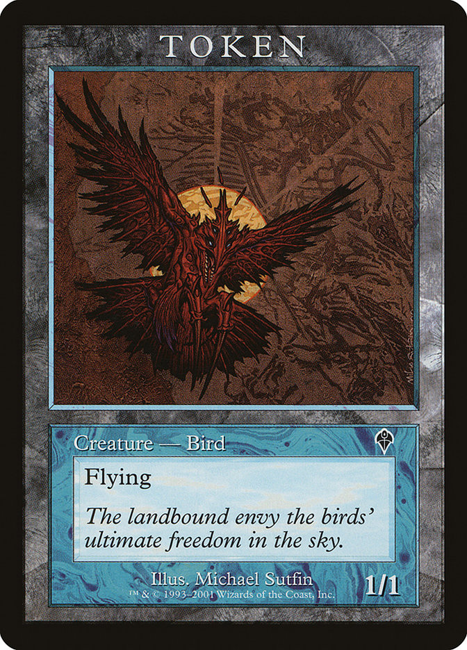 Bird Token [Magic Player Rewards 2001] | Exor Games Truro