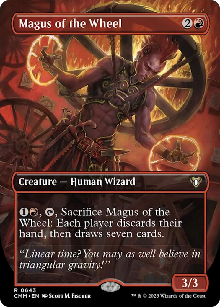 Magus of the Wheel (Borderless Alternate Art) [Commander Masters] | Exor Games Truro