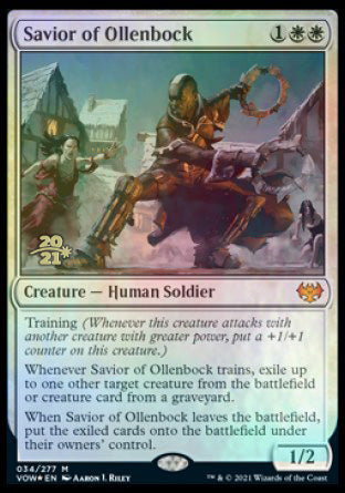 Savior of Ollenbock [Innistrad: Crimson Vow Prerelease Promos] | Exor Games Truro