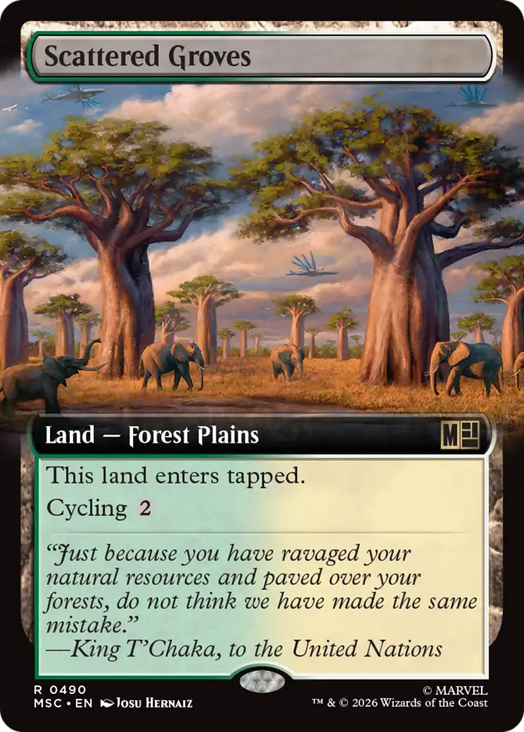 Scattered Groves (Extended Art) [Marvel Super Heroes Commander] | Exor Games Truro