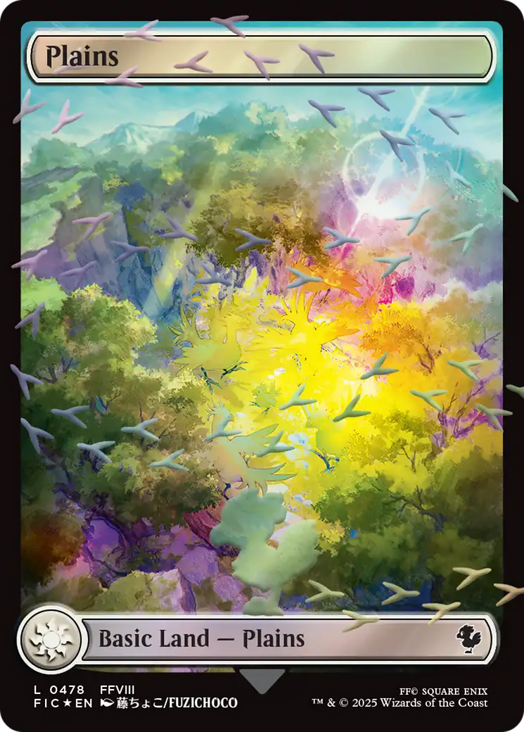 Plains (Chocobo Track Foil) [FINAL FANTASY Commander] | Exor Games Truro