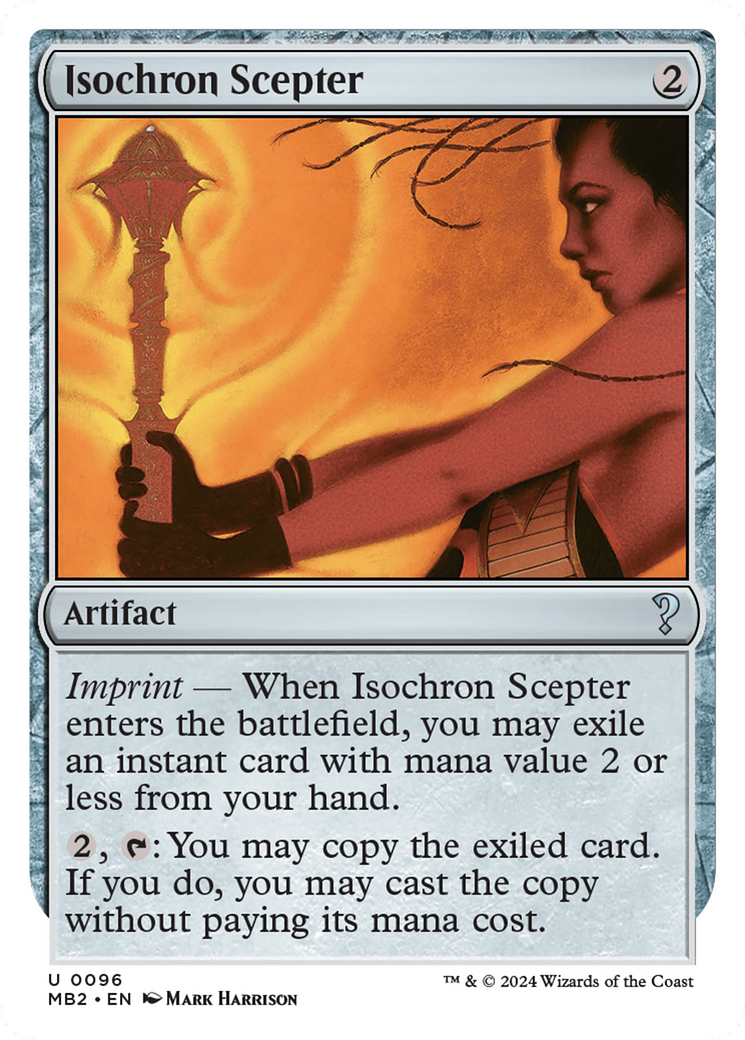 Isochron Scepter (White Border) [Mystery Booster 2] | Exor Games Truro