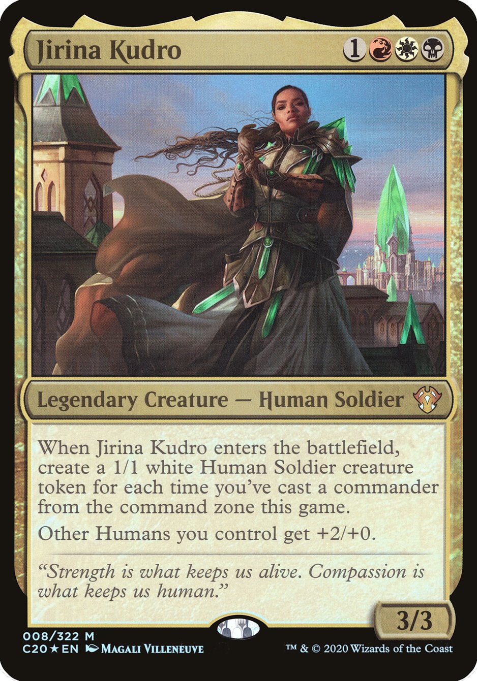 Jirina Kudro (Oversized) [Commander 2020 Oversized] | Exor Games Truro