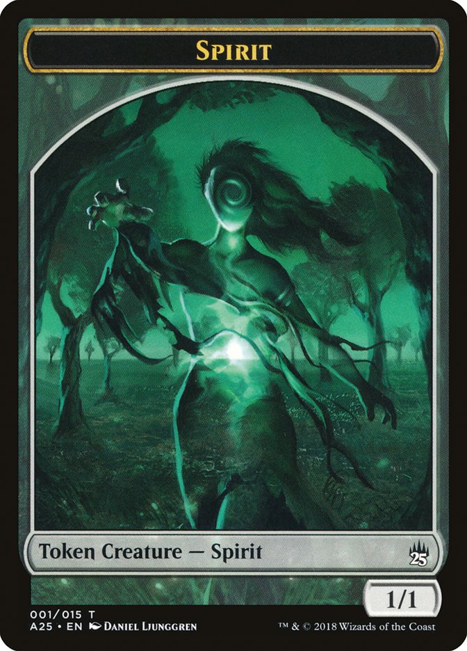 Spirit Token (001/015) [Masters 25 Tokens] | Exor Games Truro