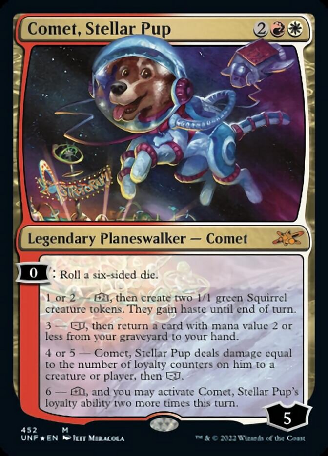 Comet, Stellar Pup (Galaxy Foil) [Unfinity] | Exor Games Truro