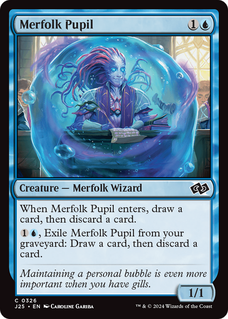 Merfolk Pupil [Foundations Jumpstart] | Exor Games Truro