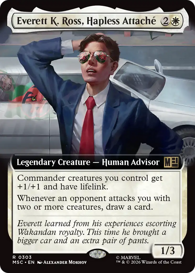 Everett K. Ross, Hapless Attache (Extended Art) [Marvel Super Heroes Commander] | Exor Games Truro