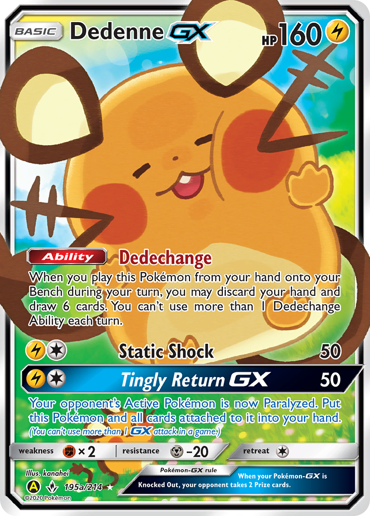 Dedenne GX (195a/214) [Alternate Art Promos] | Exor Games Truro