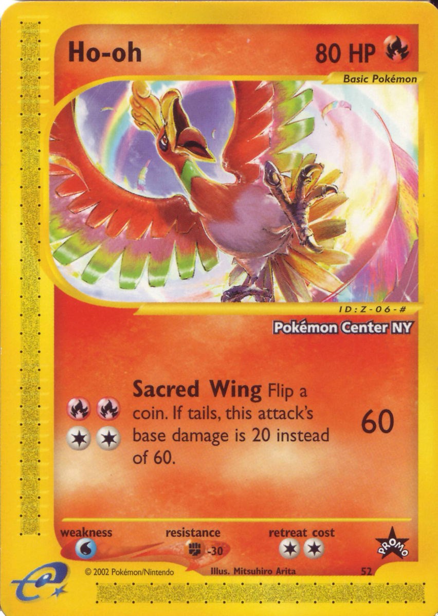 Ho-oh (52) (Pokemon Center NY Promo) [Wizards of the Coast: Black Star Promos] | Exor Games Truro