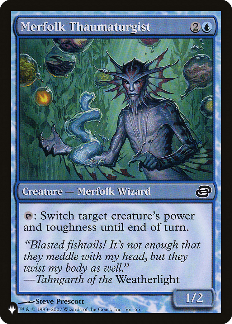 Merfolk Thaumaturgist [The List Reprints] | Exor Games Truro