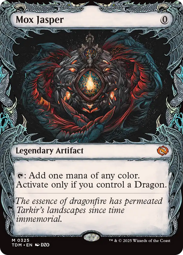 Mox Jasper (Showcase) [Tarkir: Dragonstorm] | Exor Games Truro
