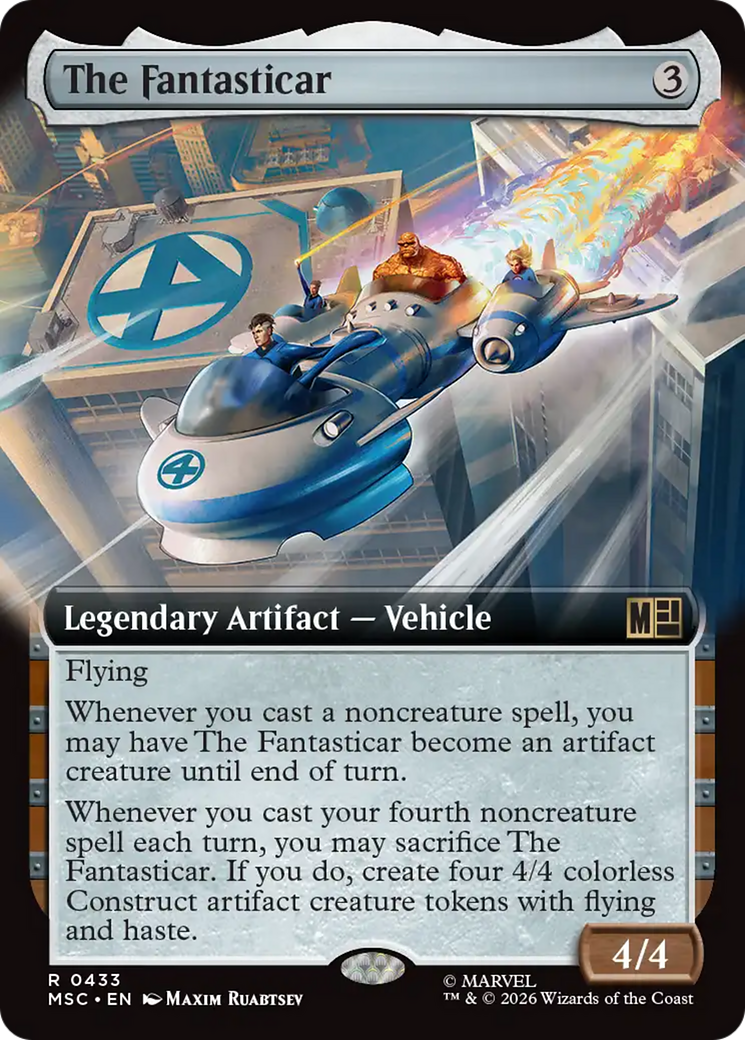 The Fantasticar (Extended Art) [Marvel Super Heroes Commander] | Exor Games Truro