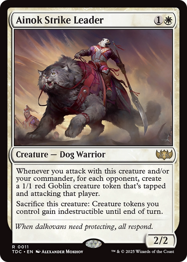 Ainok Strike Leader [Tarkir: Dragonstorm Commander] | Exor Games Truro
