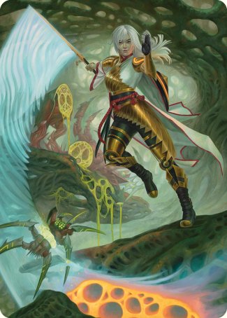 The Eternal Wanderer Art Card [Phyrexia: All Will Be One Art Series] | Exor Games Truro