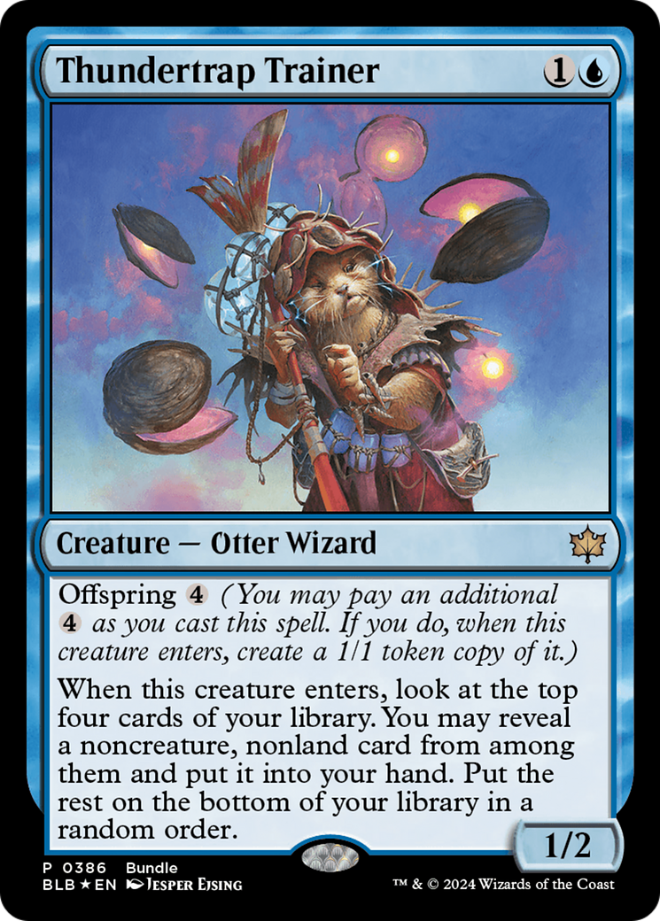 Thundertrap Trainer [Bloomburrow Promos] | Exor Games Truro