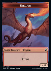 Treasure // Dragon Double-Sided Token [Commander Legends: Battle for Baldur's Gate Tokens] | Exor Games Truro