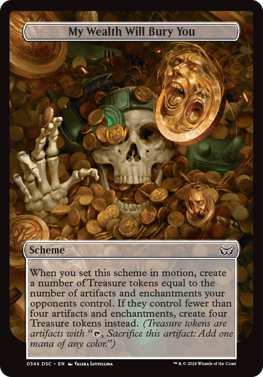 My Wealth Will Bury You (Full Art) [Duskmourn: Archenemy] | Exor Games Truro