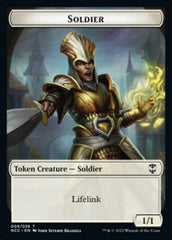 Soldier (09) // Cat Beast Double-Sided Token [Streets of New Capenna Commander Tokens] | Exor Games Truro