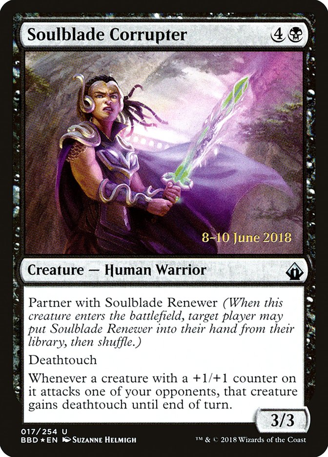 Soulblade Corrupter [Battlebond Prerelease Promos] | Exor Games Truro