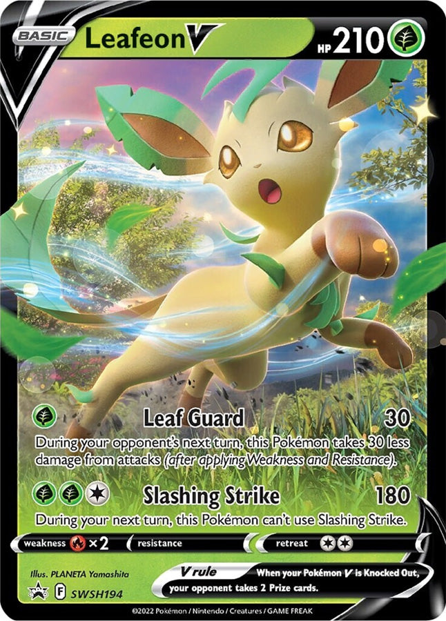 Leafeon V (SWSH194) [Sword & Shield: Black Star Promos] | Exor Games Truro