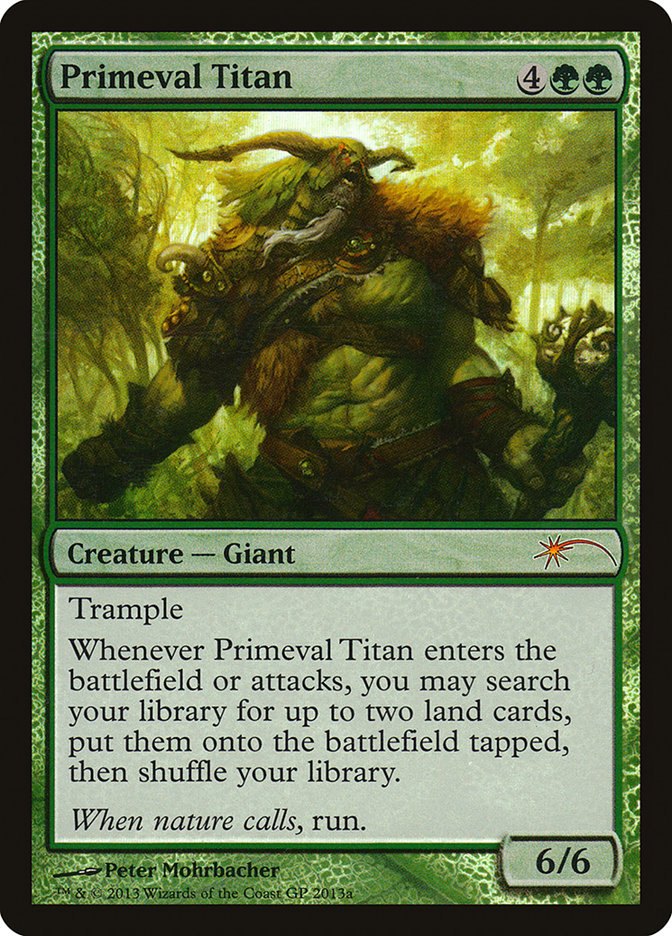Primeval Titan (Grand Prix) [Grand Prix Promos] | Exor Games Truro