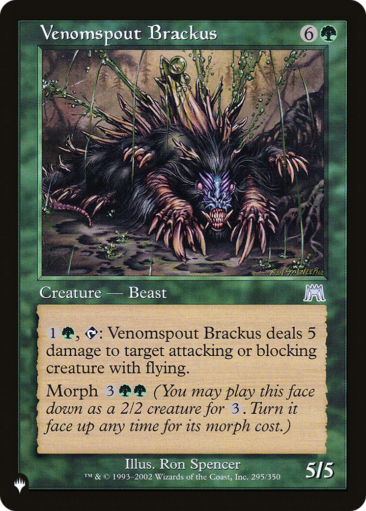 Venomspout Brackus [The List Reprints] | Exor Games Truro