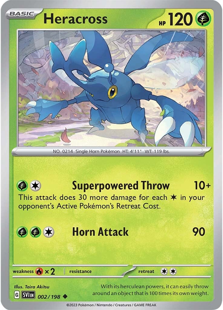 Heracross (002/198) [Scarlet & Violet: Base Set] | Exor Games Truro