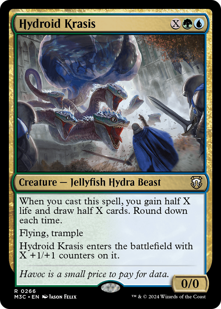 Hydroid Krasis (Ripple Foil) [Modern Horizons 3 Commander] | Exor Games Truro