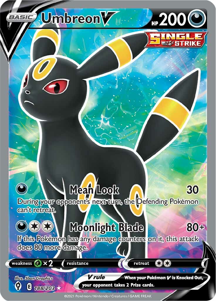 Umbreon V (188/203) [Sword & Shield: Evolving Skies] | Exor Games Truro