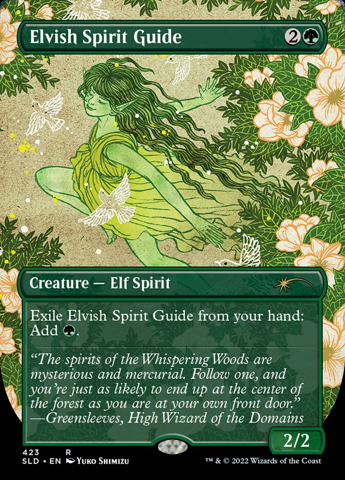 Elvish Spirit Guide (Borderless) [Secret Lair Drop Series] | Exor Games Truro