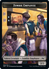 Zombie Employee // Food (010) Double-Sided Token [Unfinity Tokens] | Exor Games Truro