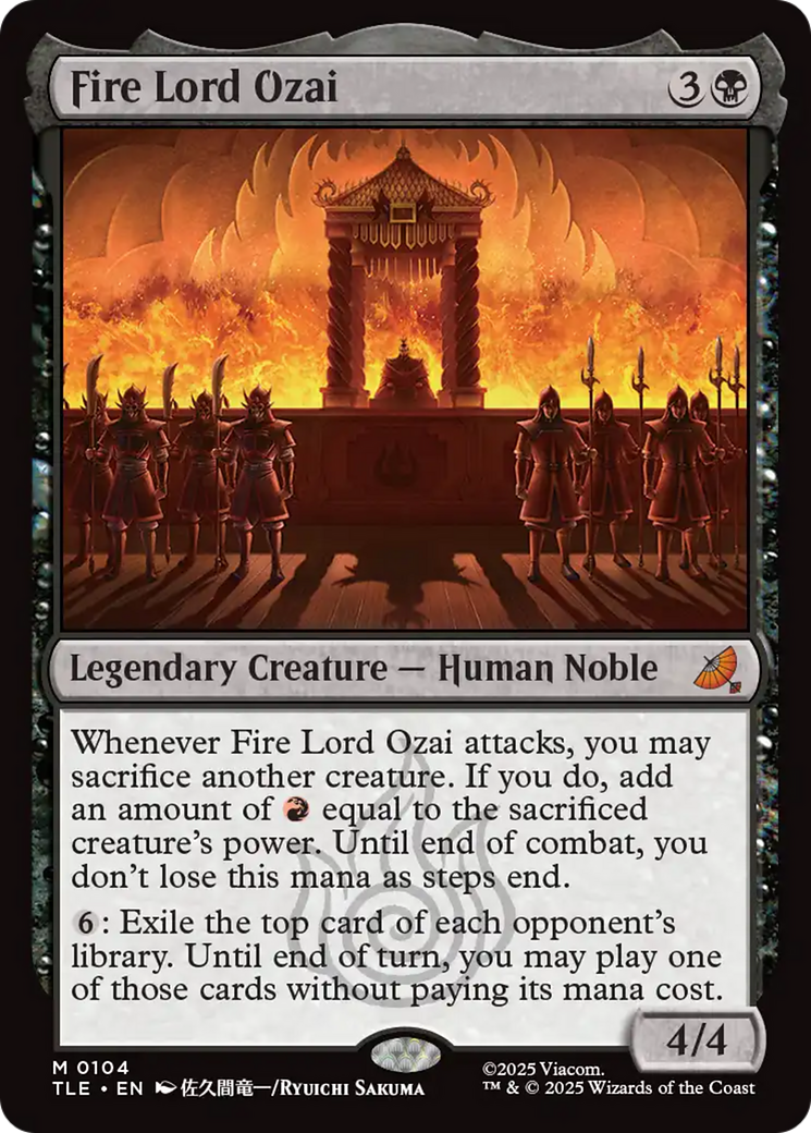 Fire Lord Ozai [Avatar: The Last Airbender: Eternal-Legal] | Exor Games Truro