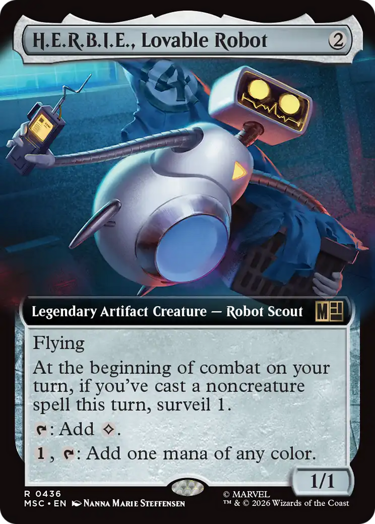 H.E.R.B.I.E., Lovable Robot (Extended Art) [Marvel Super Heroes Commander] | Exor Games Truro