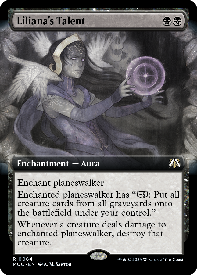 Liliana's Talent (Extended Art) [March of the Machine Commander] | Exor Games Truro